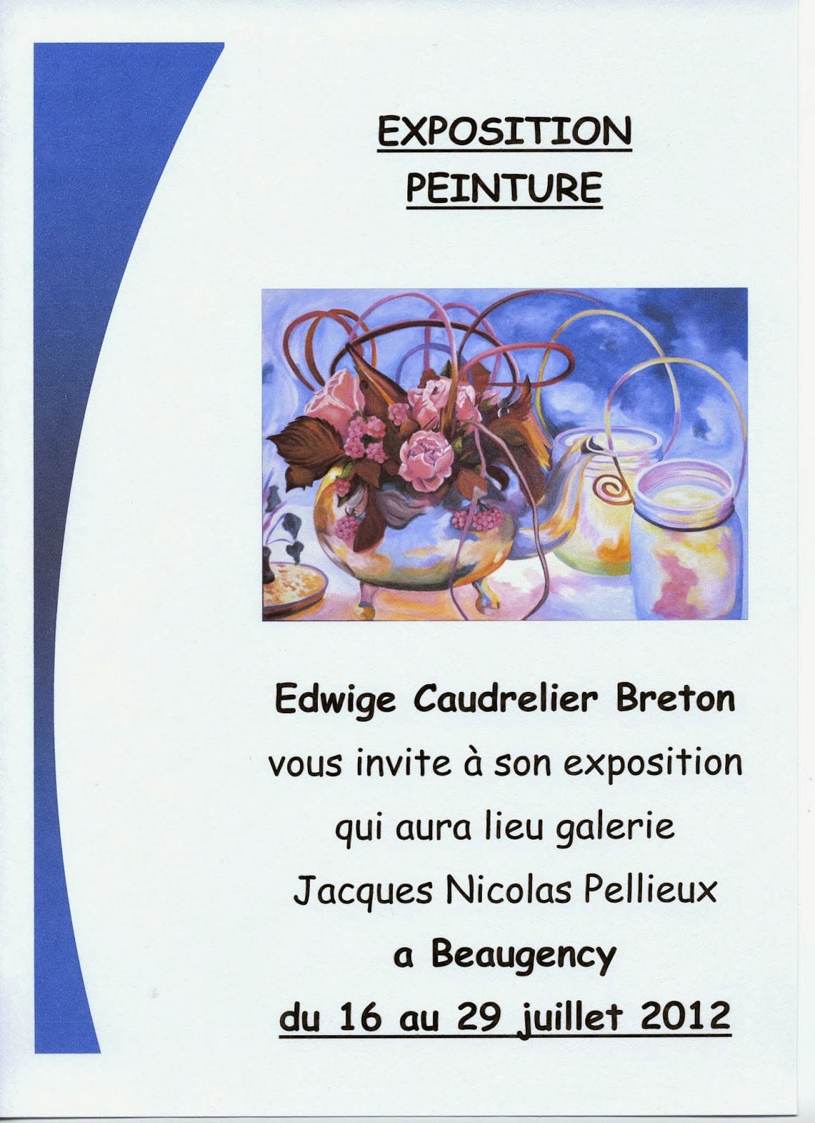 Affiche de l'exposition de 2012