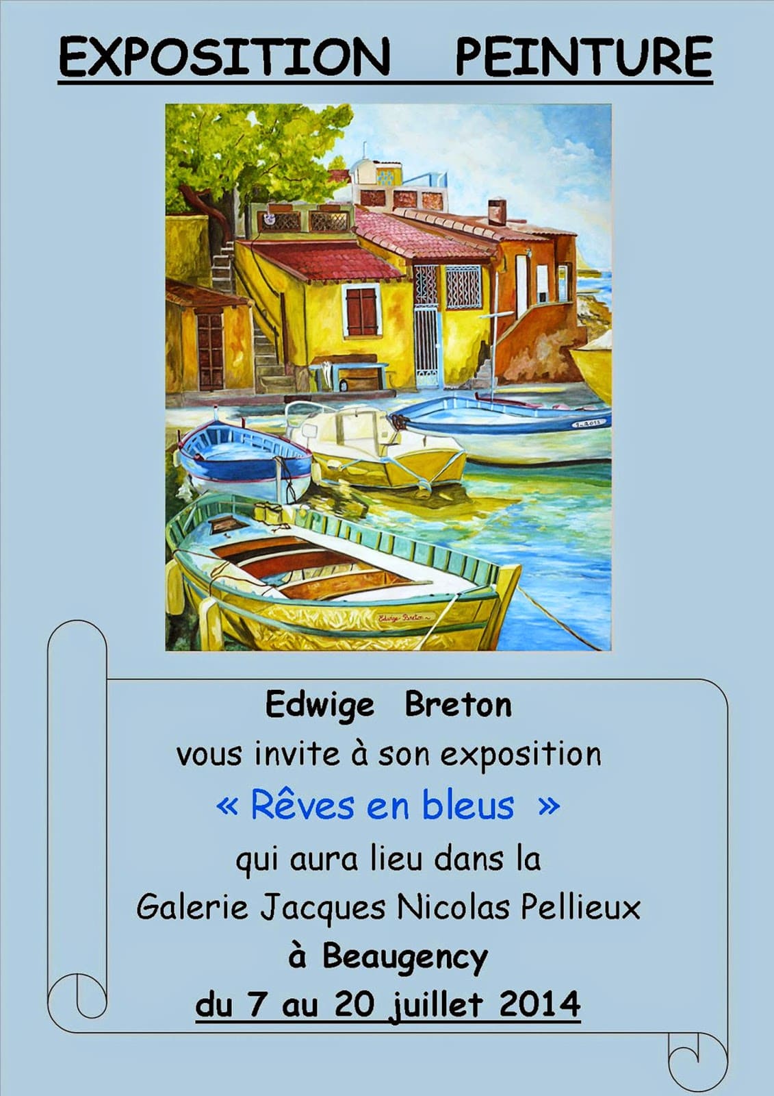 Affiche de l'exposition de 2014